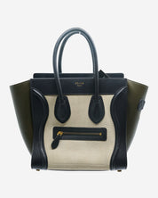Celine Micro Luggage Tricolor Bag 2014