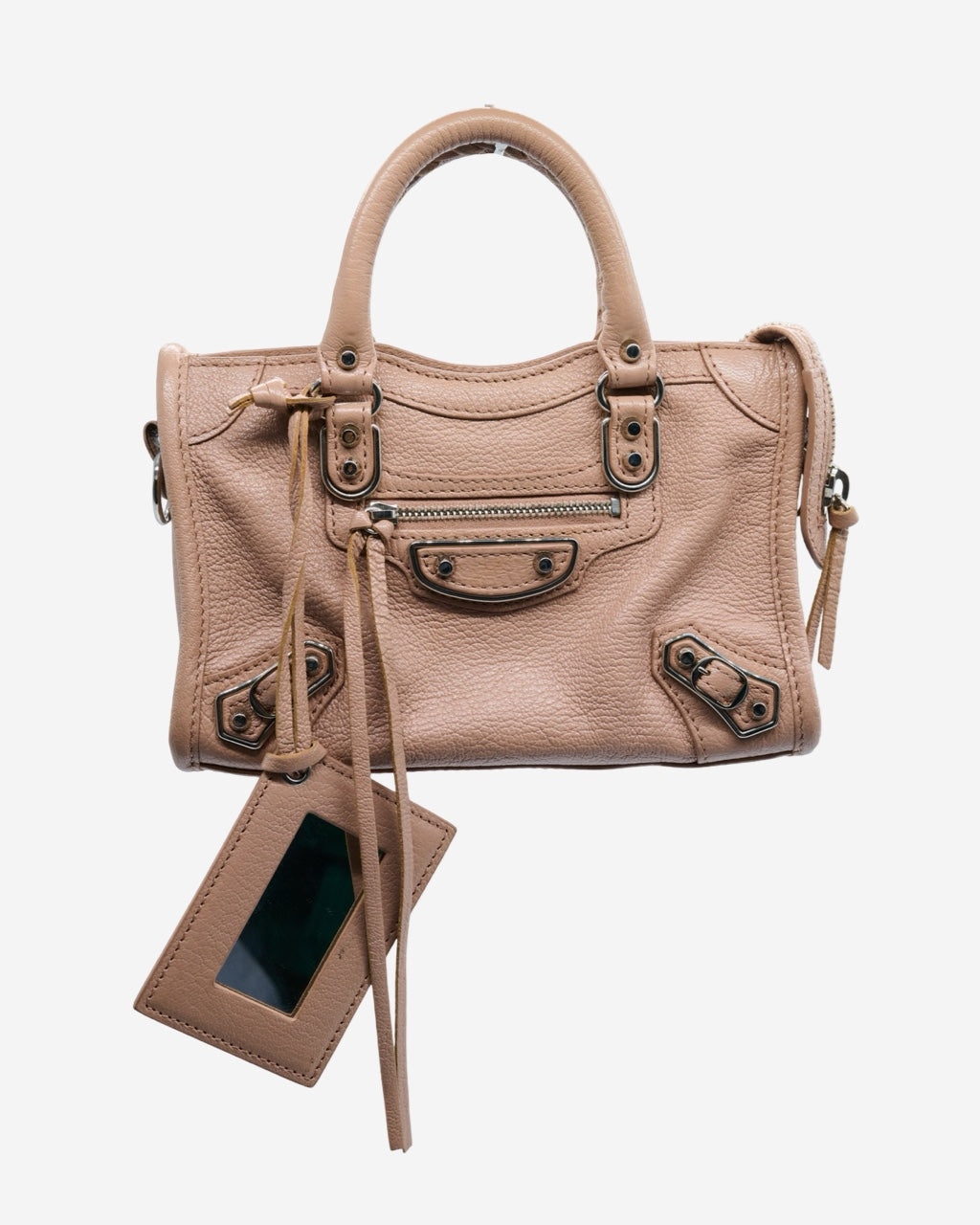 Bolsa Balenciaga City Mini Rosa