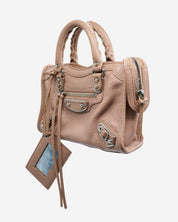 Bolsa Balenciaga City Mini Rosa