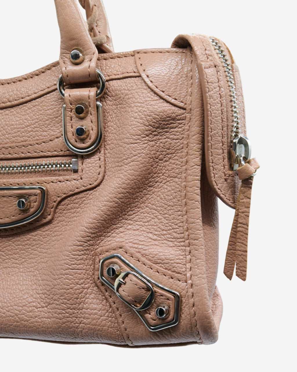 Bolsa Balenciaga City Mini Rosa