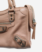 Bolsa Balenciaga City Mini Rosa
