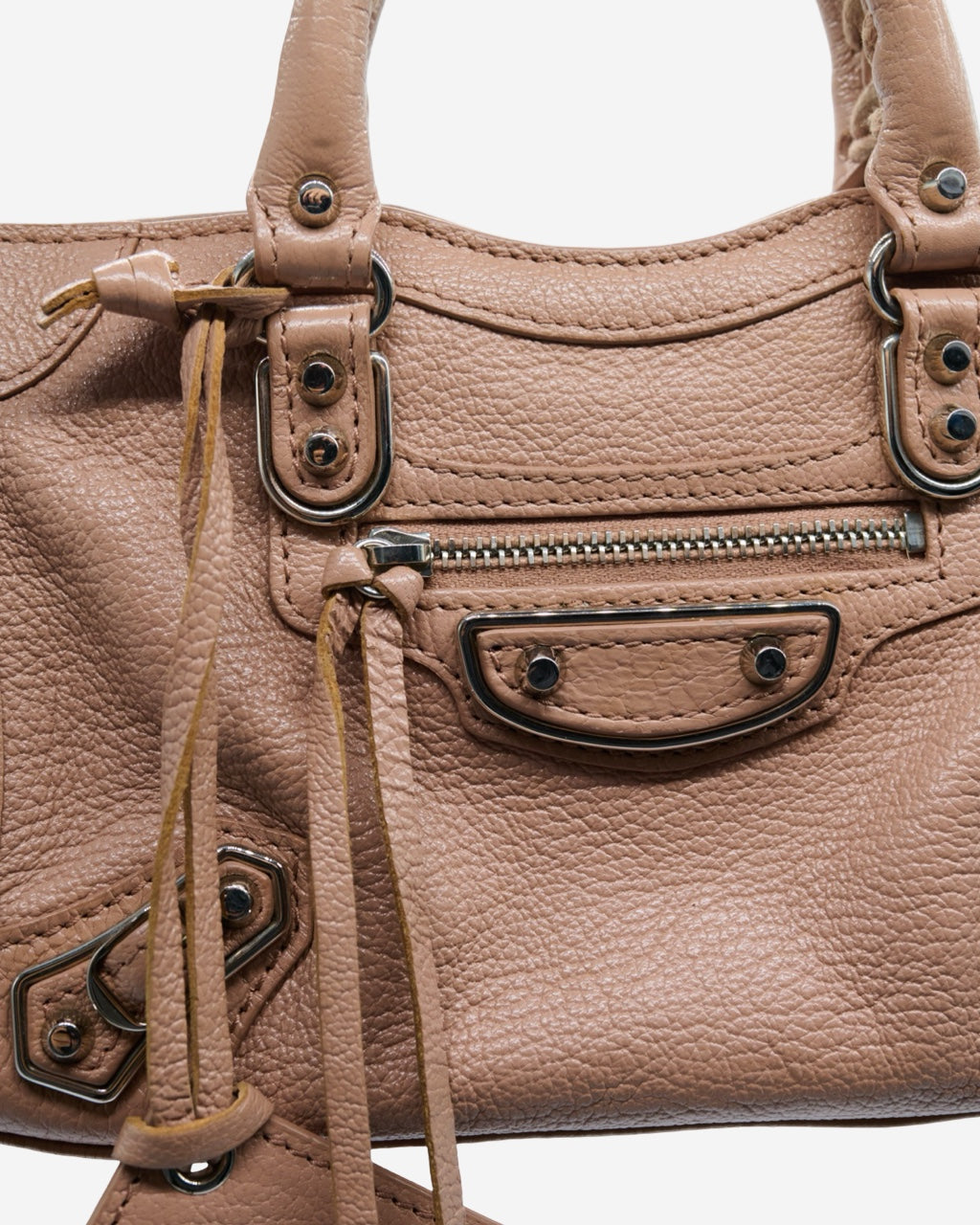 Bolsa Balenciaga City Mini Rosa