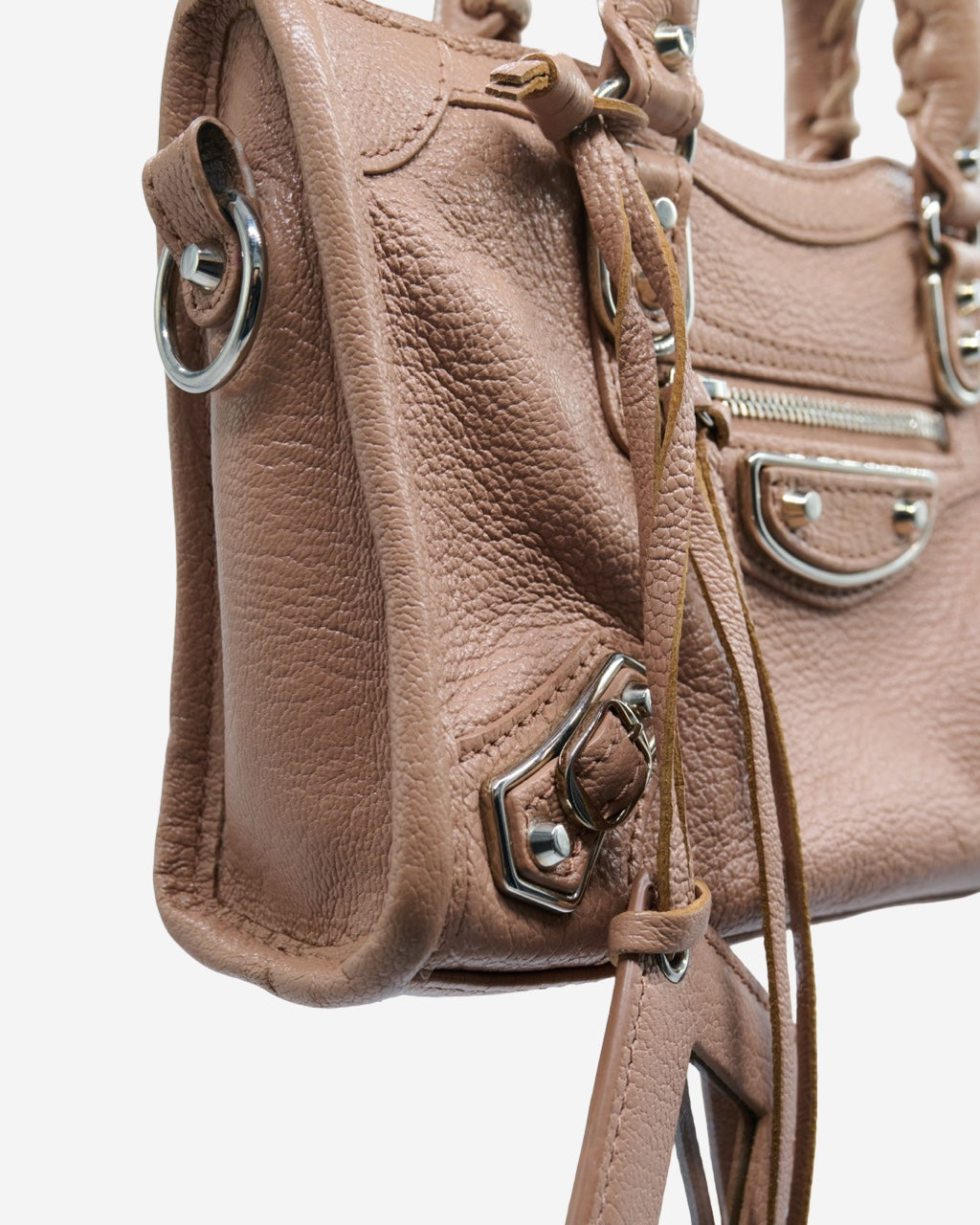 Bolsa Balenciaga City Mini Rosa