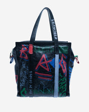 Balenciaga Graffiti Shopper Bazaar Bag