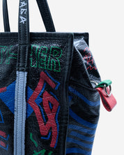 Balenciaga Graffiti Shopper Bazaar Bag