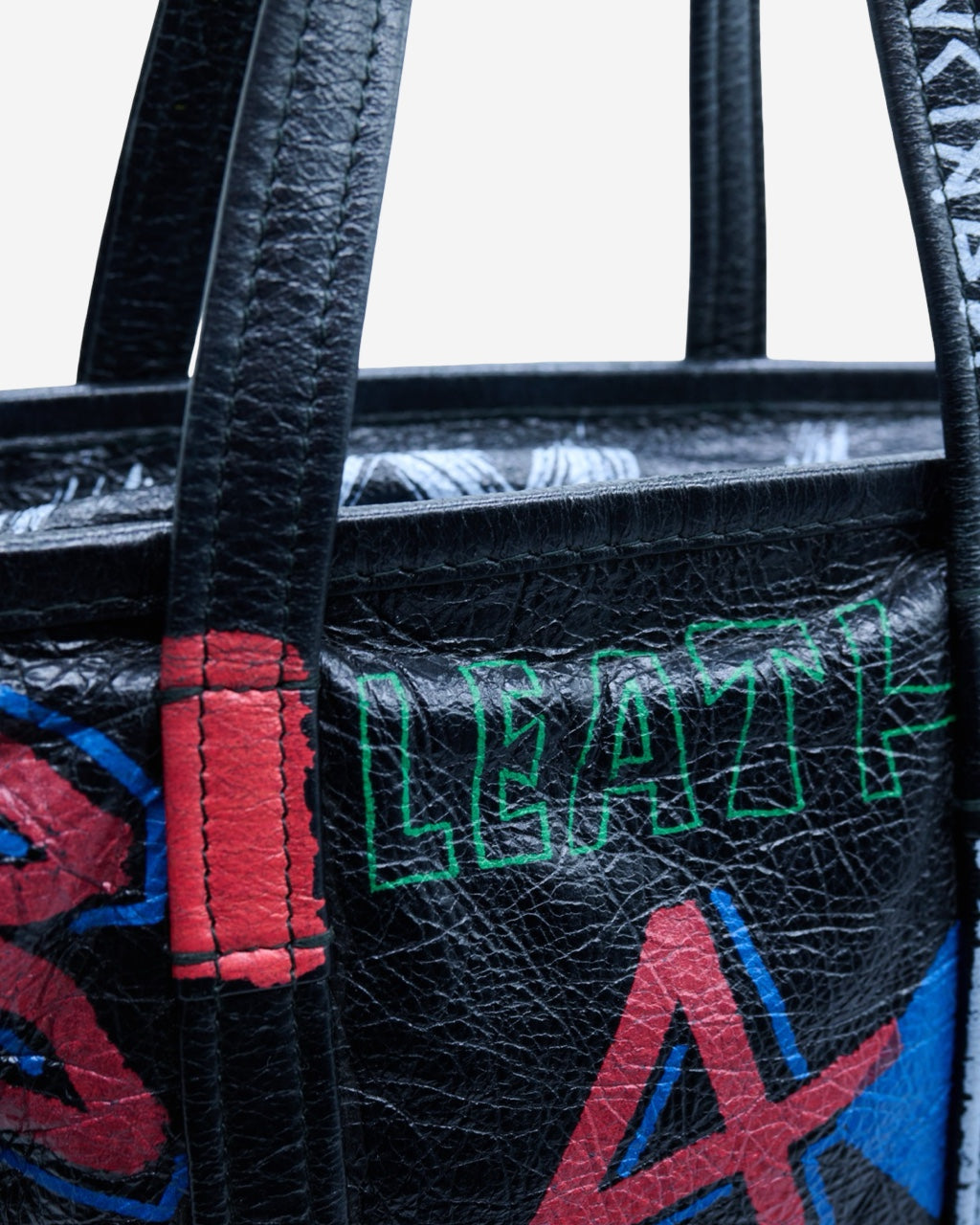 Balenciaga Graffiti Shopper Bazaar Bag