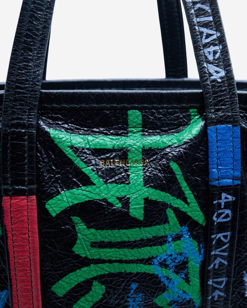 Balenciaga Graffiti Shopper Bazaar Bag