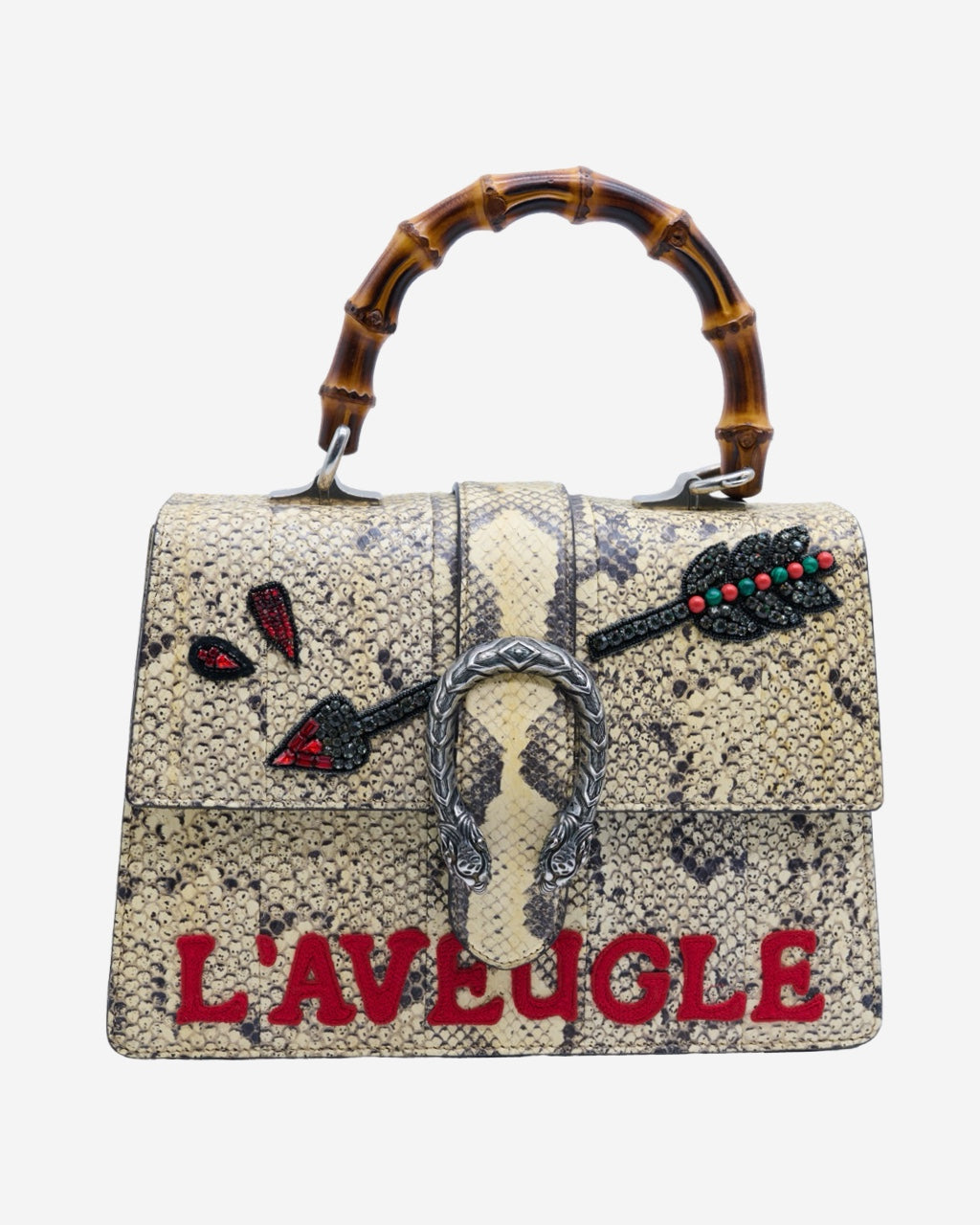 Bolsa Gucci Dionysus Python Bamboo