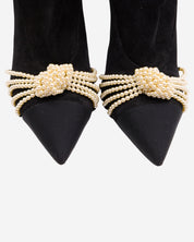 Botines Chanel Perlas 38