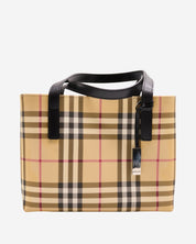 Burberry Tote Nova Check PVC Bag