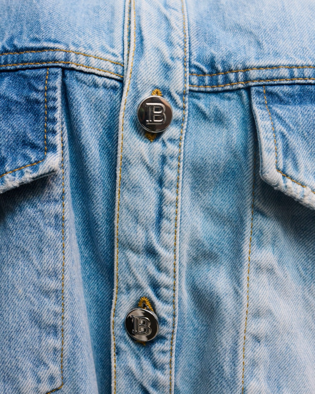 Chamarra de denim Balmain 40 IT