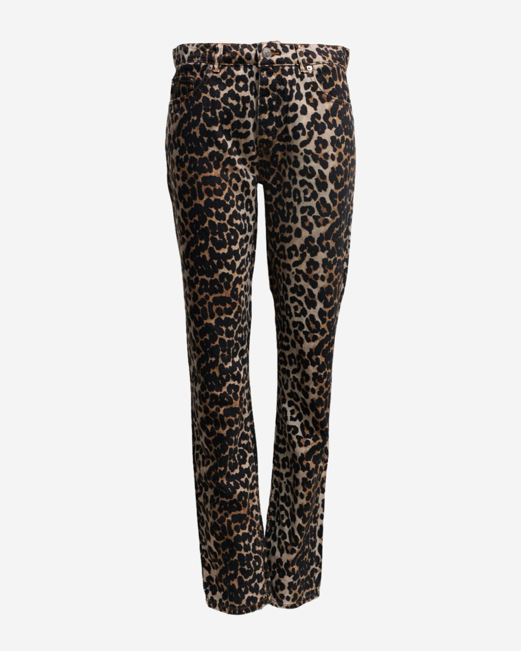 Ganni Leopard Jeans