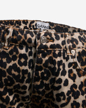Ganni Leopard Jeans