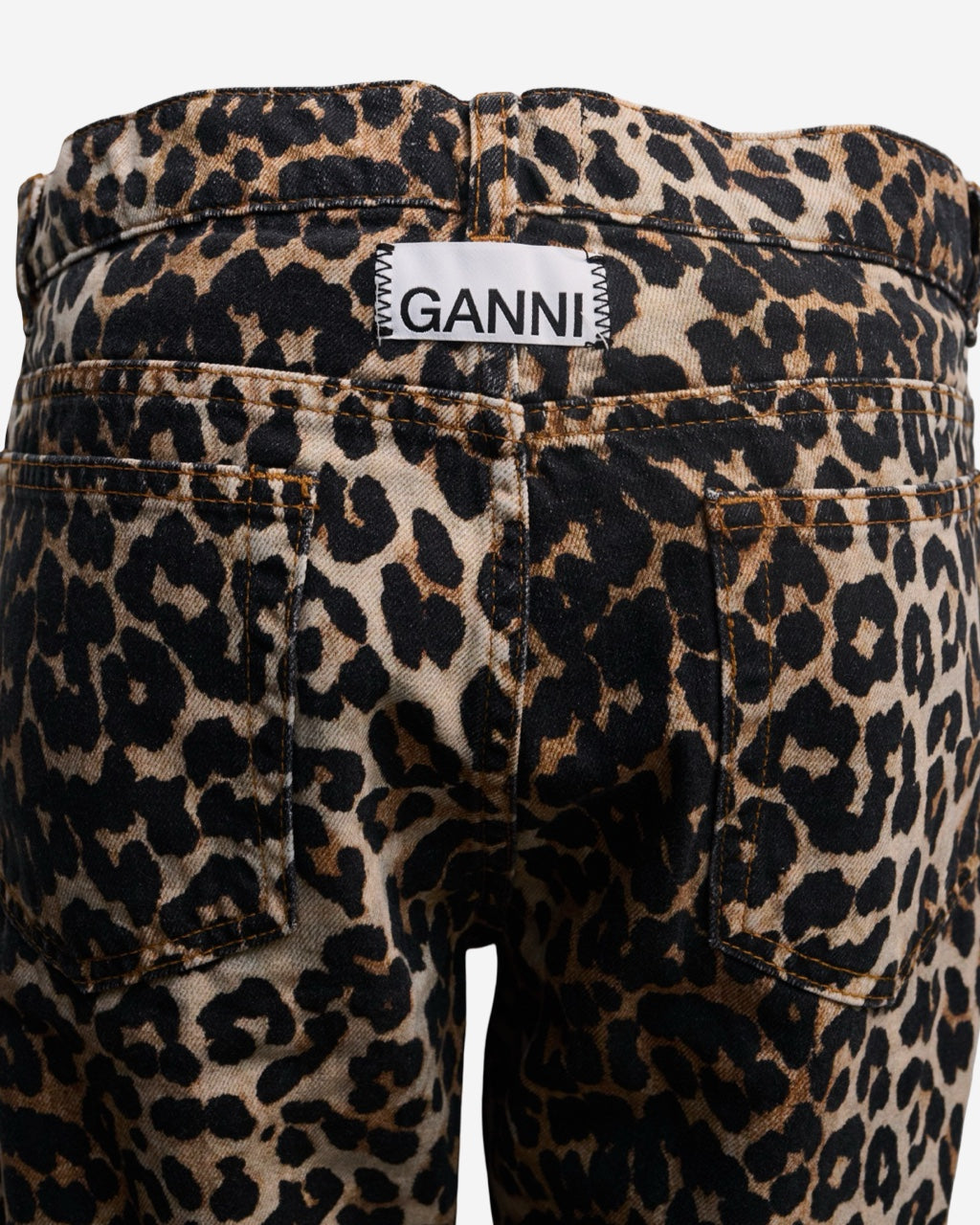 Ganni Leopard Jeans