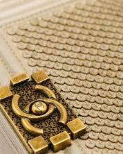 Chanel Boy Mini Scaled Silver Bag 2014-2015