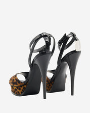 Tacones Saint Laurent Animal Print 40.5