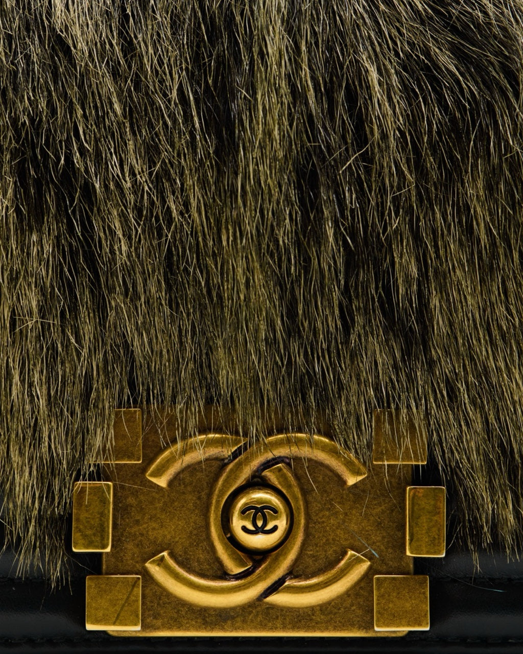 Chanel Boy Mini Raccoon Bag 2019