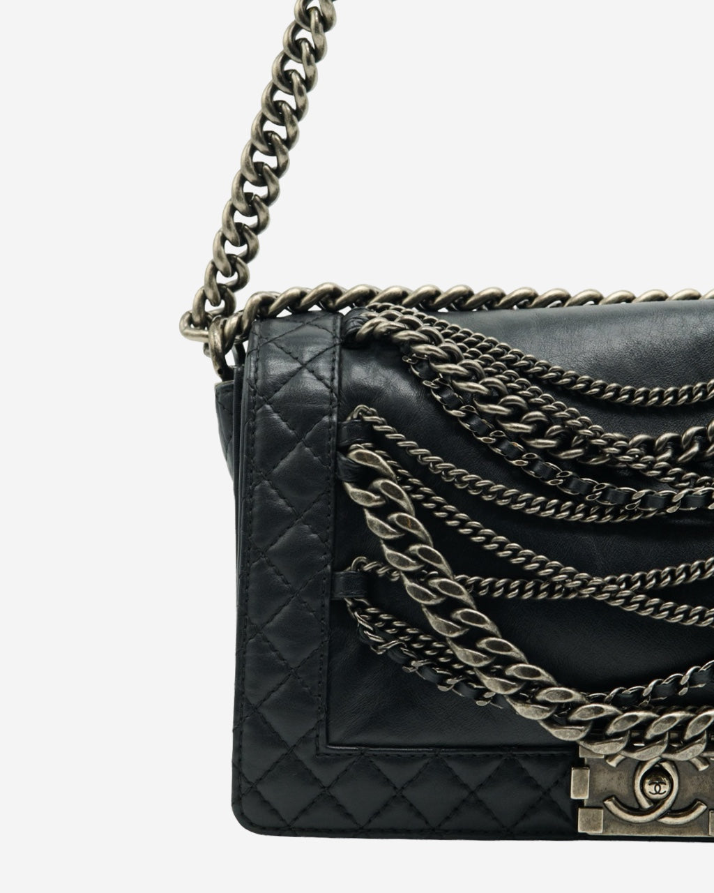 Chanel Le Boy Medium Chain Bag 2013-2014