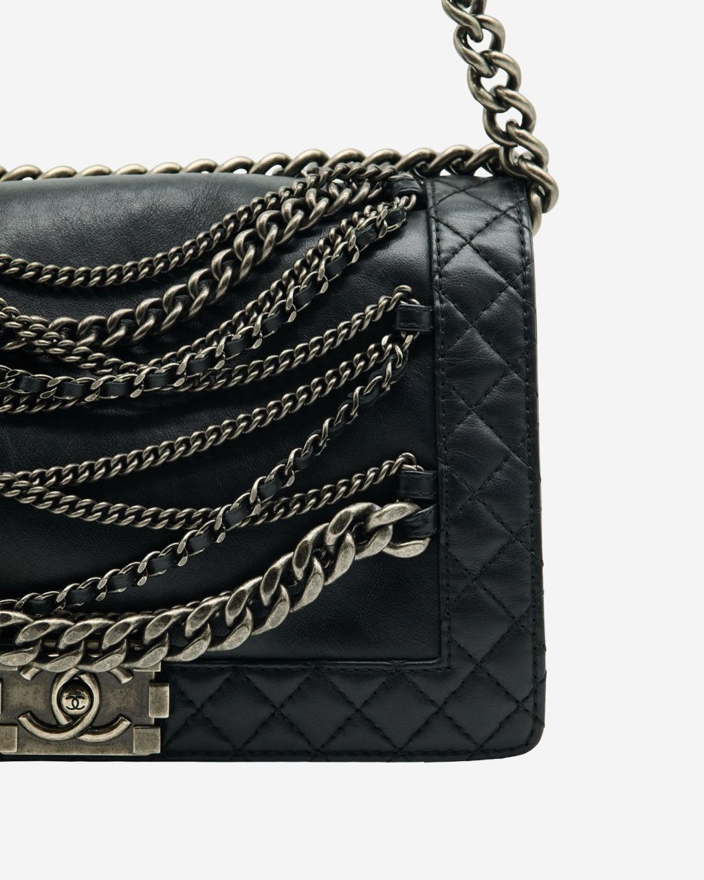 Chanel Le Boy Medium Chain Bag 2013-2014