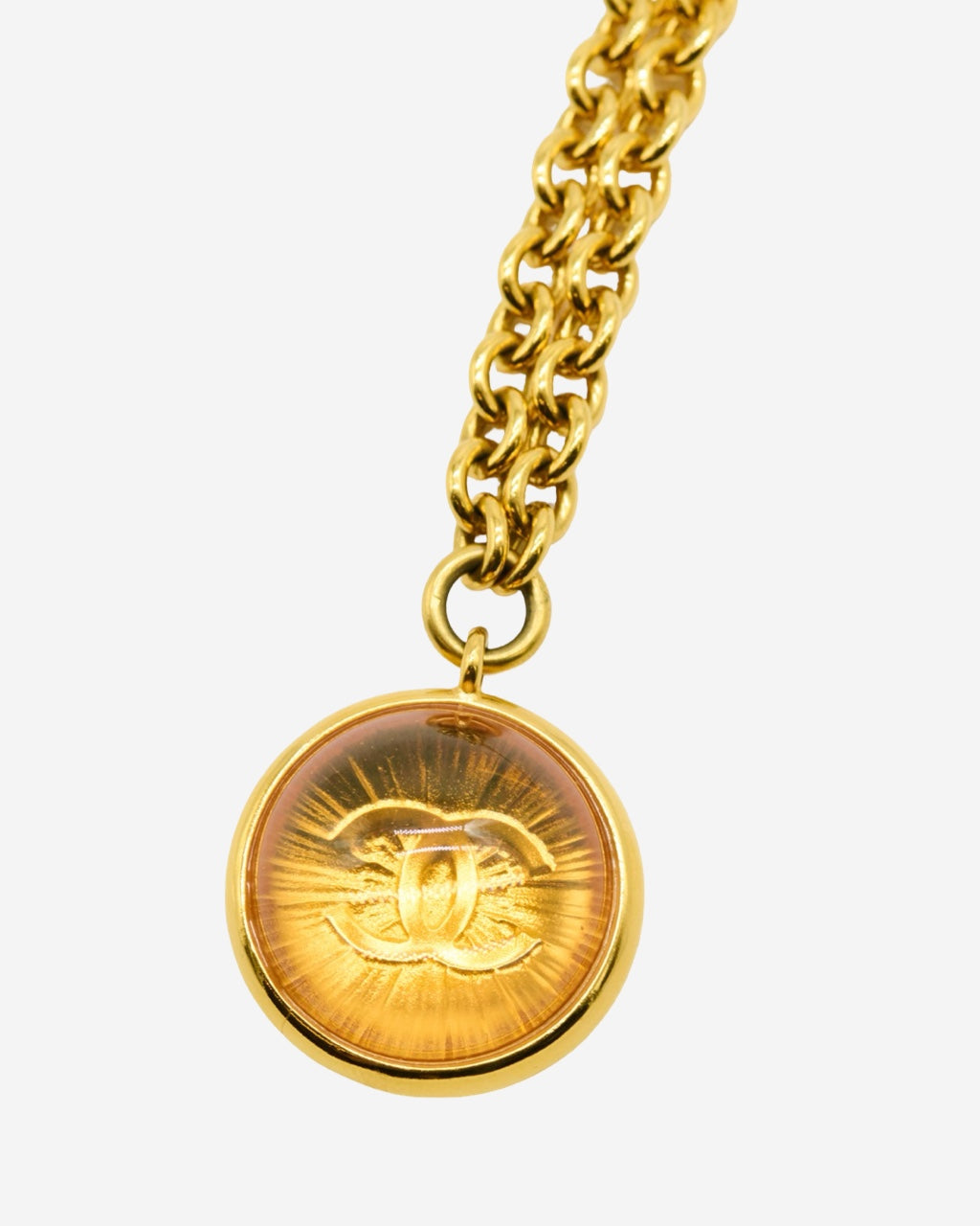 Collar Chanel CC Medaillon