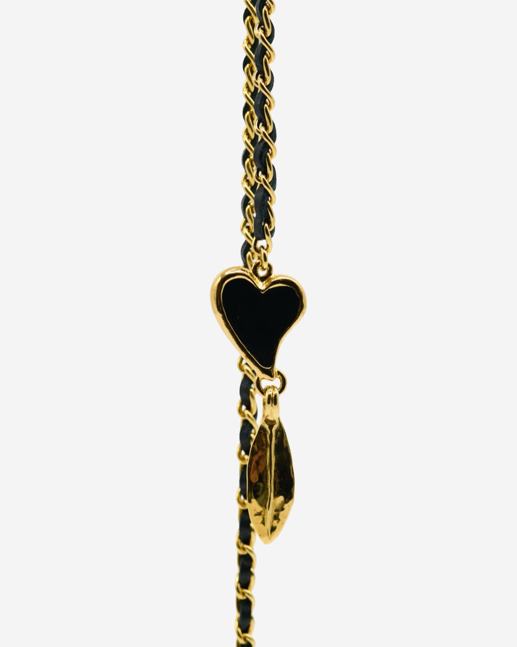 Collar Chanel CC Heart