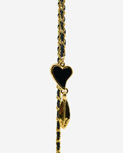 Collar Chanel CC Heart