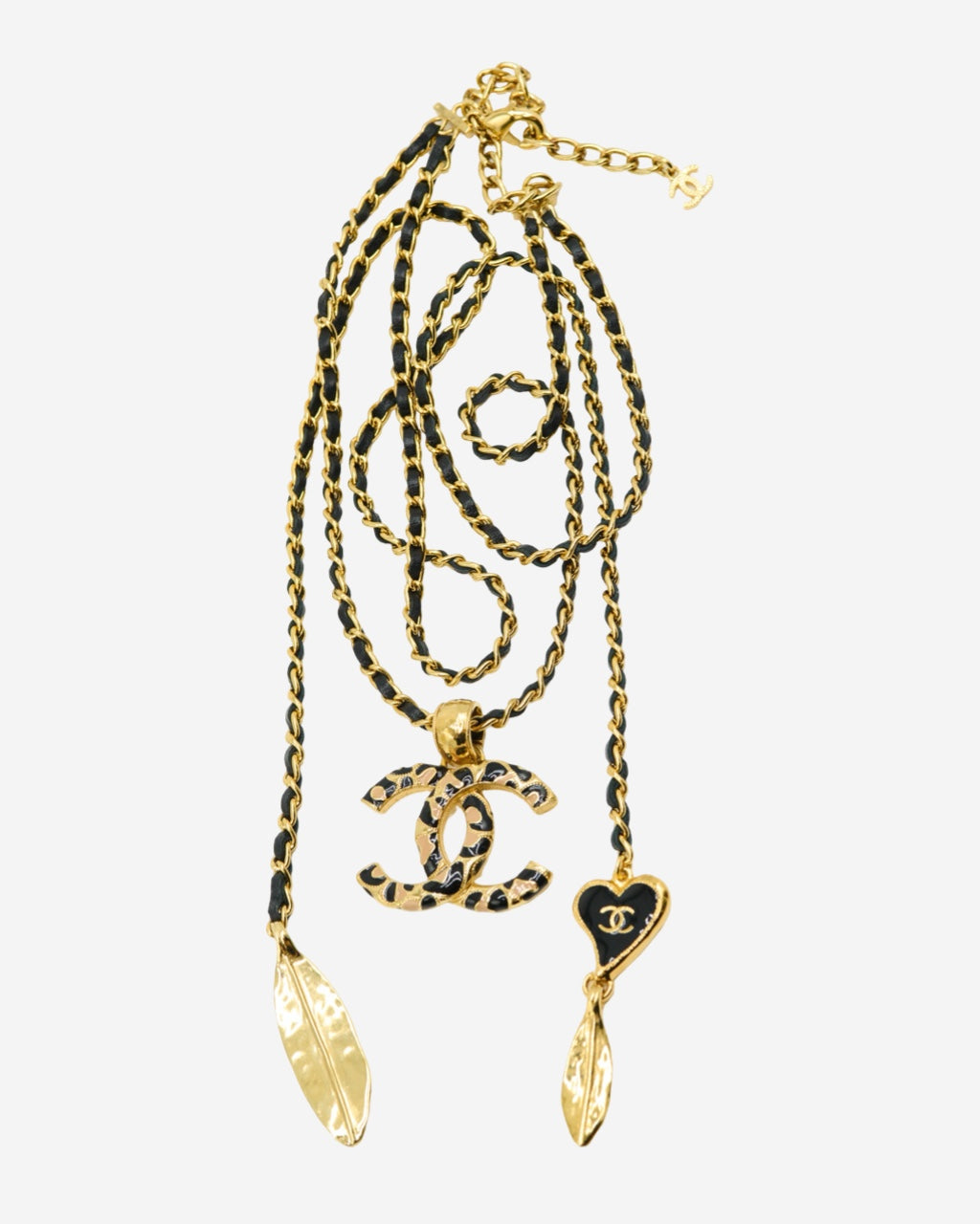 Collar Chanel CC Heart