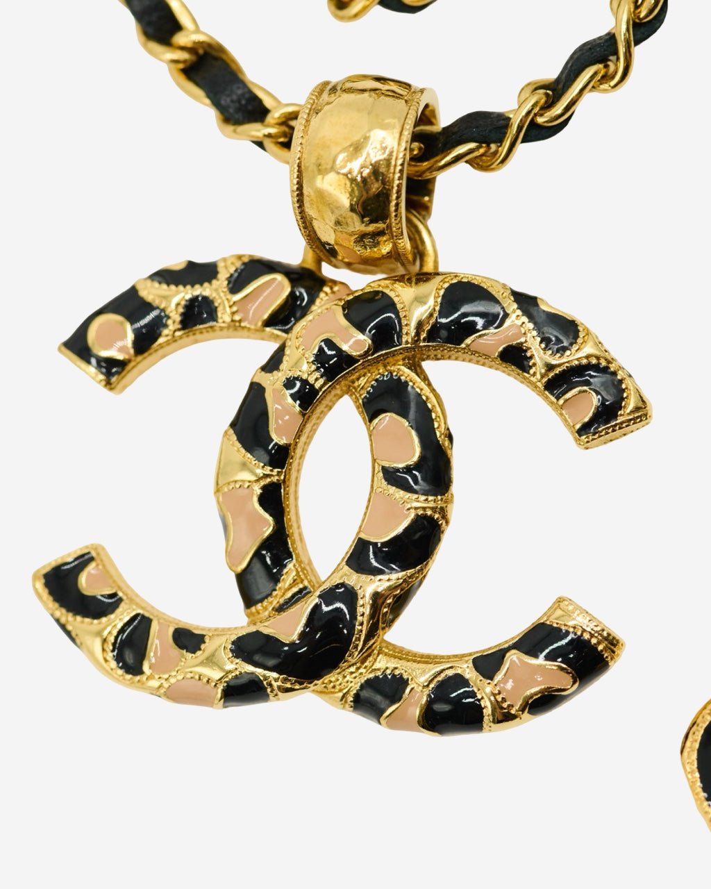 Collar Chanel CC Heart