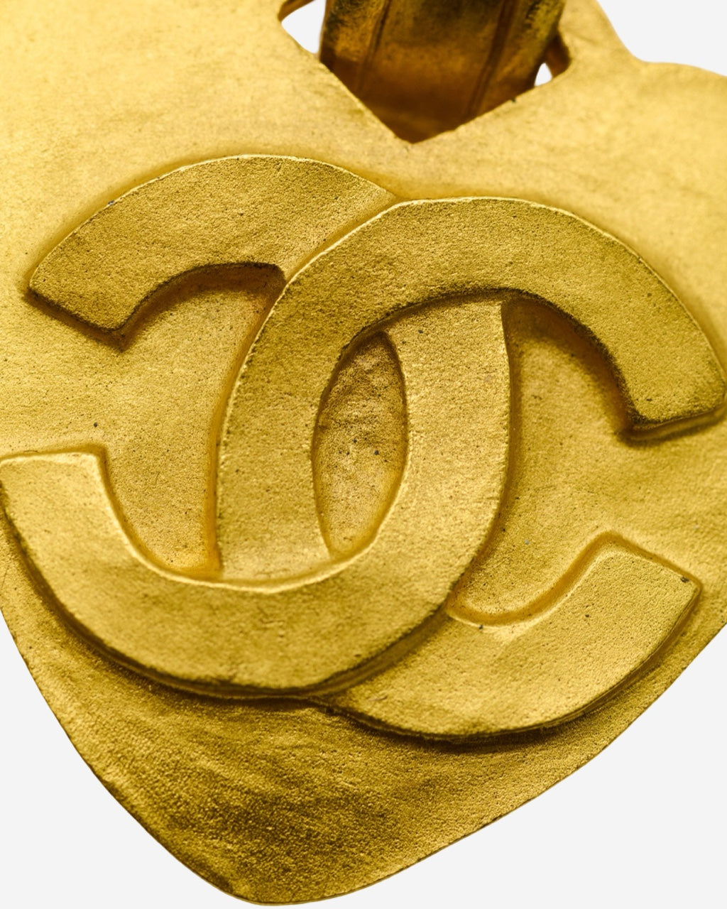 Aretes Chanel Corazón Vintage