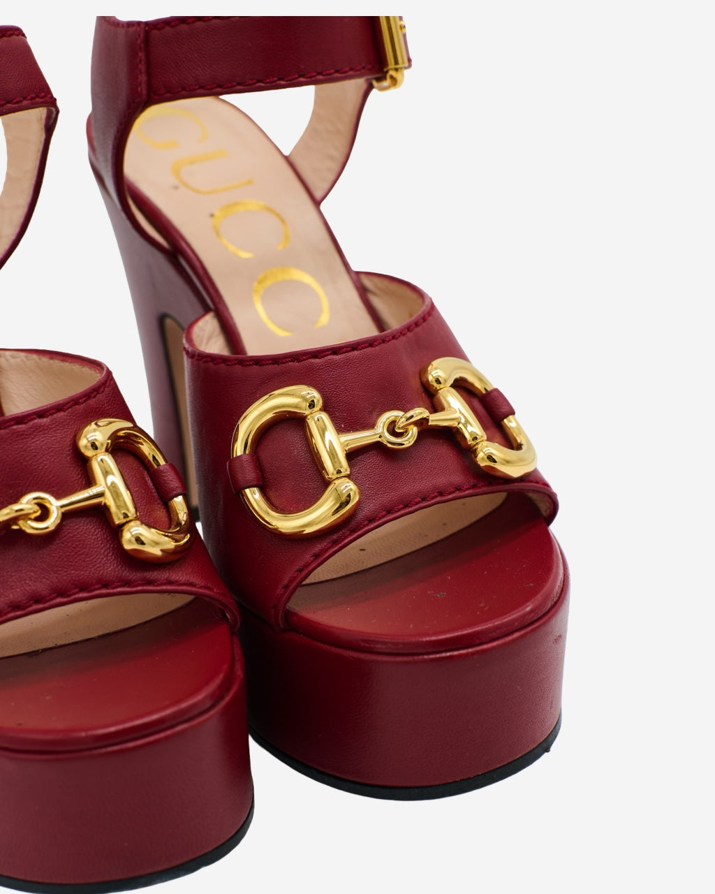 Gucci Horsebit Platform Heels 35.5
