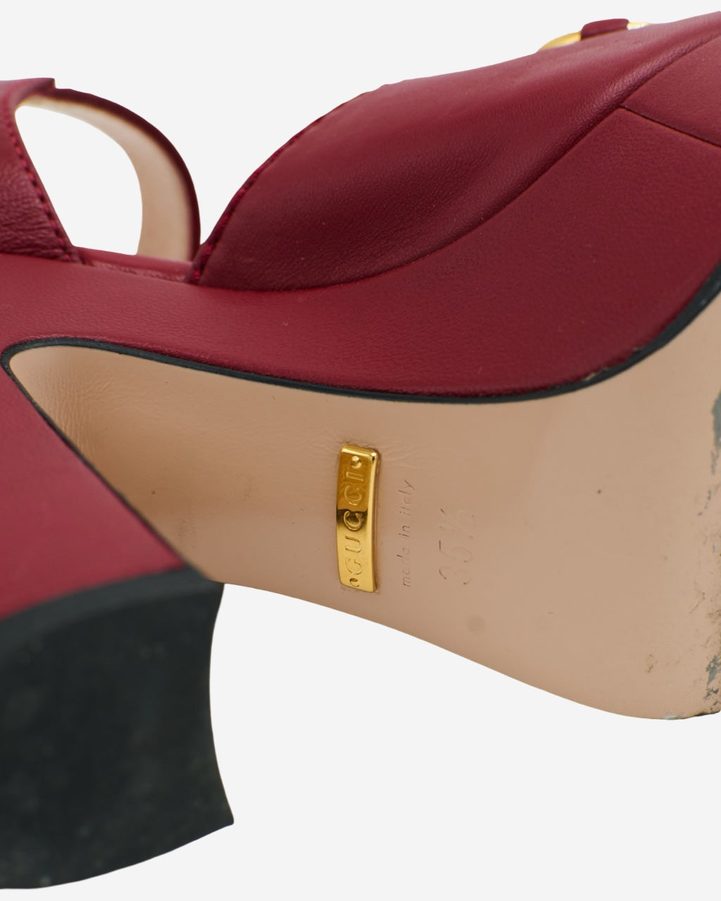 Gucci Horsebit Platform Heels 35.5