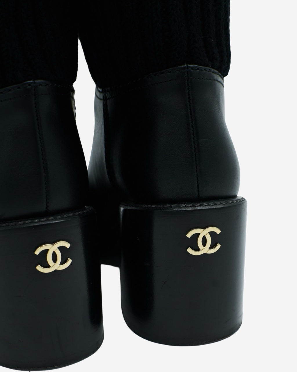 Chanel Sock Boots 36