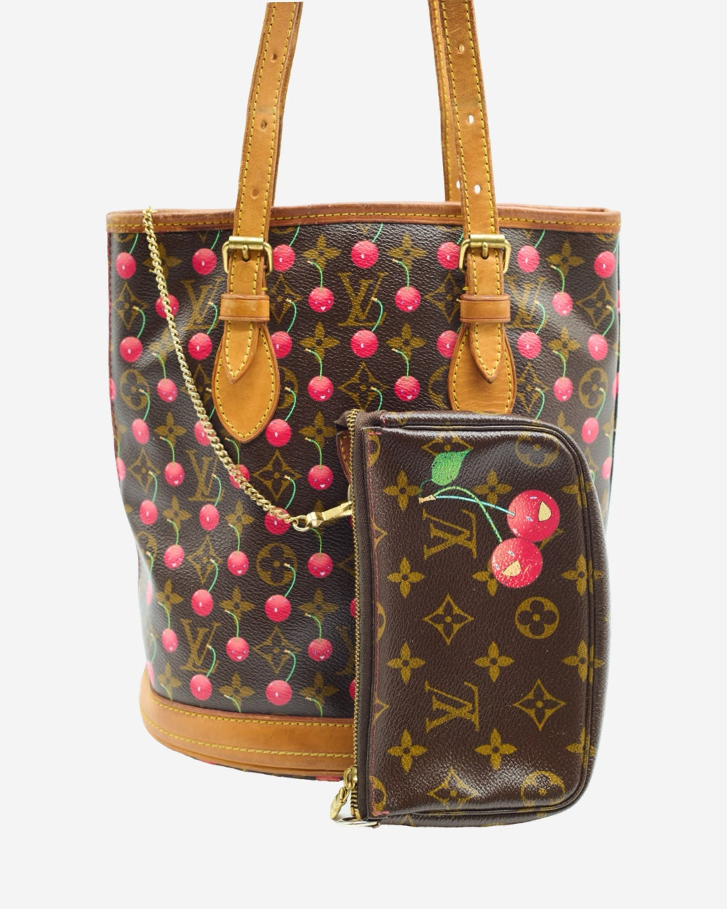 Bolsa Louis Vuitton x Murakami Bucket Cerises – Irene Buffa