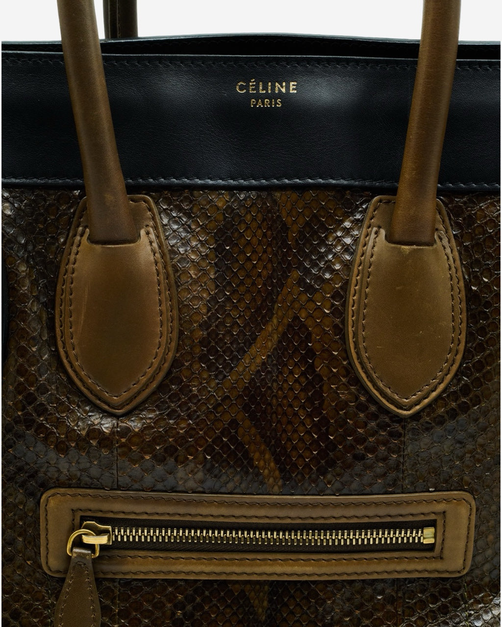 Bolsa Celine Luggage Serpiente