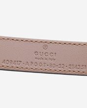 Cinturón Gucci Mini GG Beige