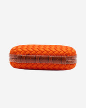Clutch Bottega Veneta Intrecciato Naranja