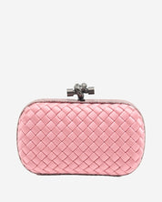 Clutch Bottega Veneta Intrecciato Rosa