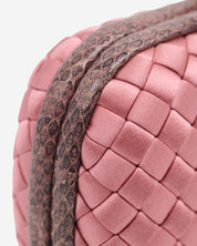 Clutch Bottega Veneta Intrecciato Rosa