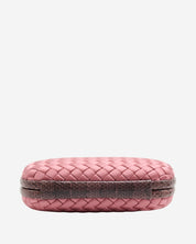 Clutch Bottega Veneta Intrecciato Rosa