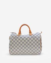 Bolso Louis Vuitton Speedy 30 Damier Azur 2015
