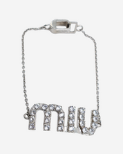 Miu Miu Rhinestone Bracelet