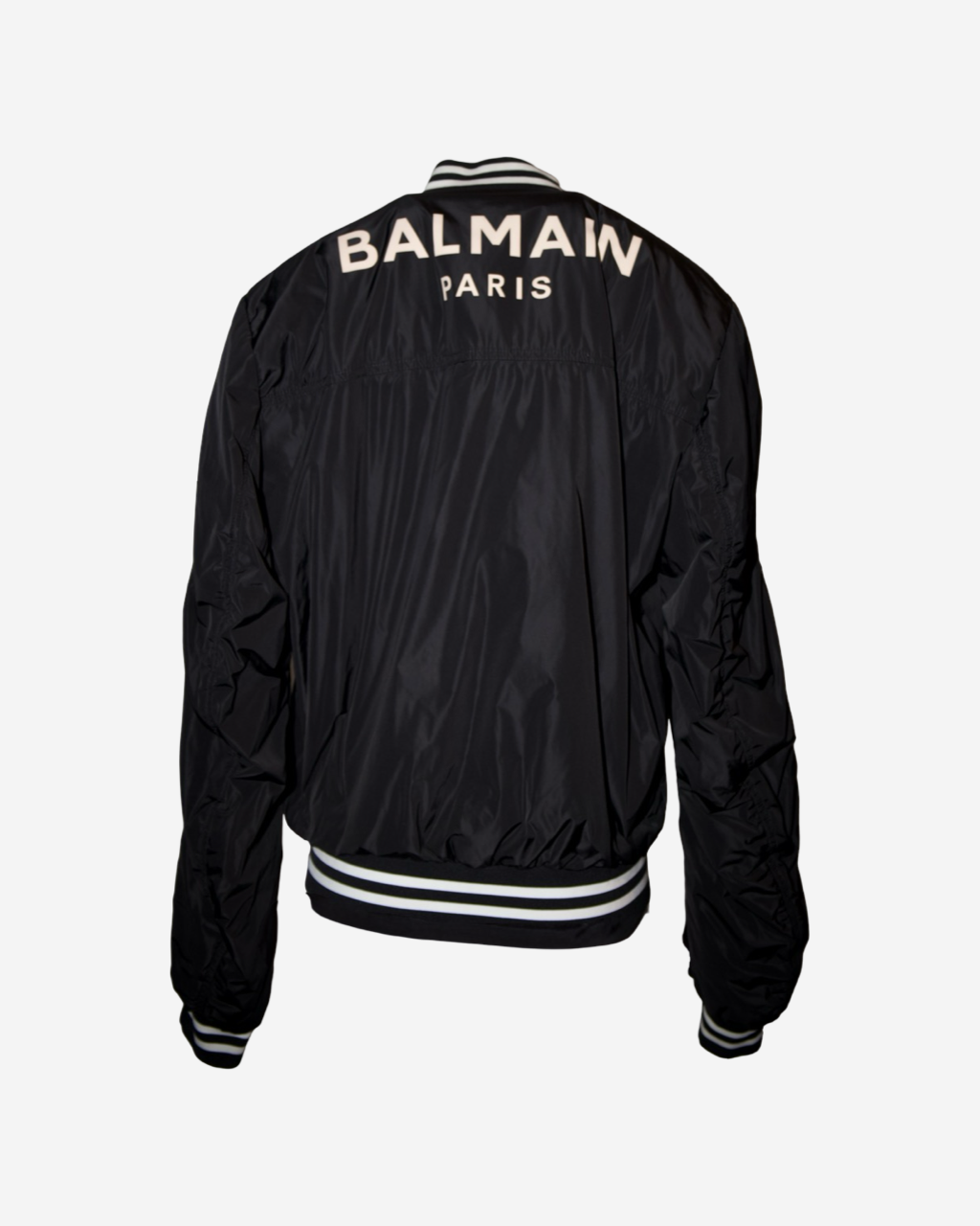 Leather Bomber Balmain Paris Men's Jacket Leather Bomber By