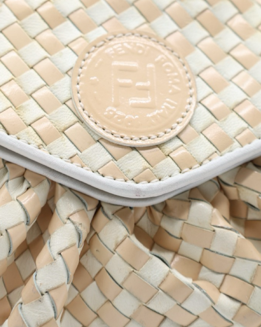 Clutch Vintage Fendi Nude