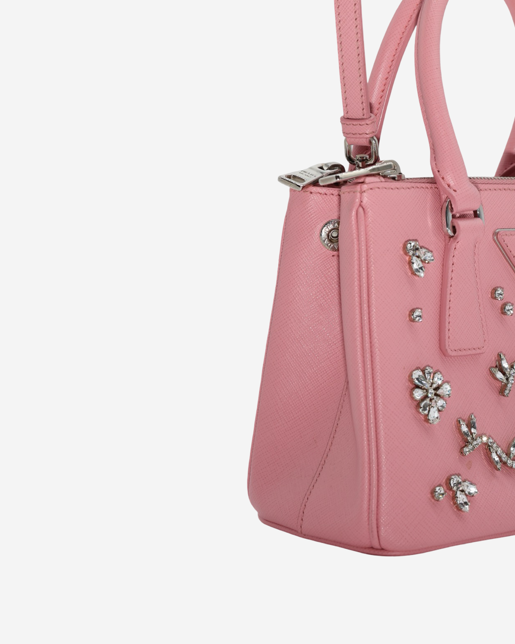 Bolsa Prada Mini Galleria Rhinestones