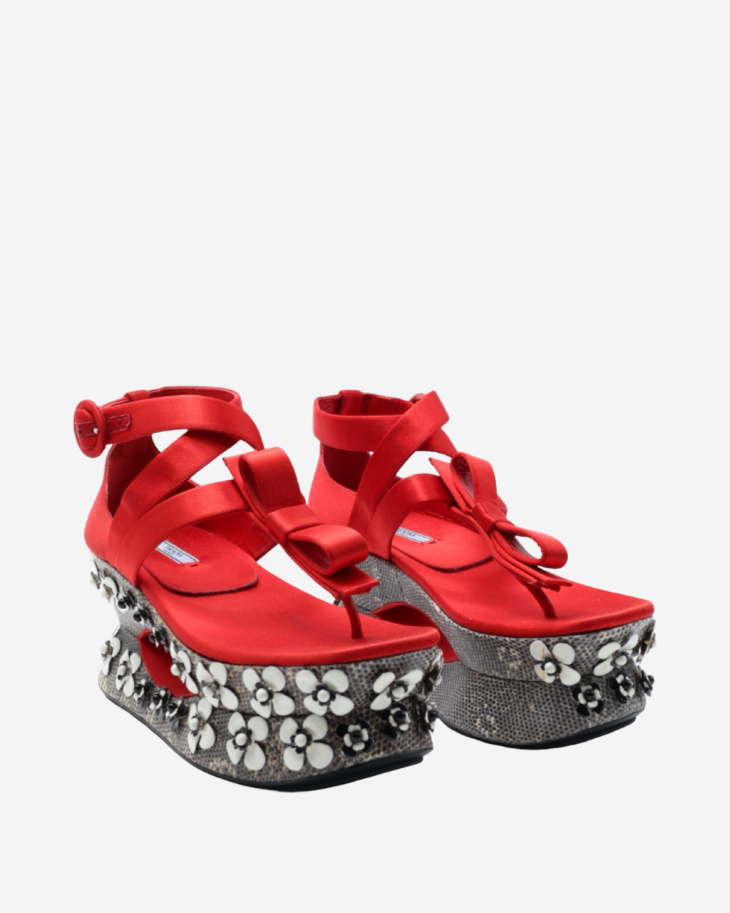 Sandalias Prada Satín 38