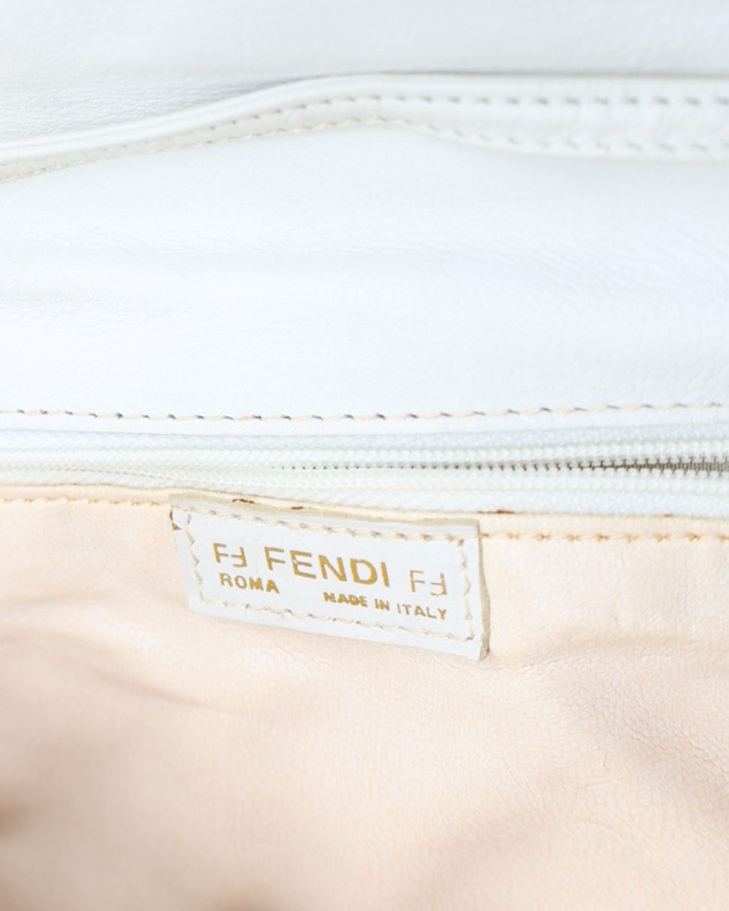 Clutch Vintage Fendi Nude