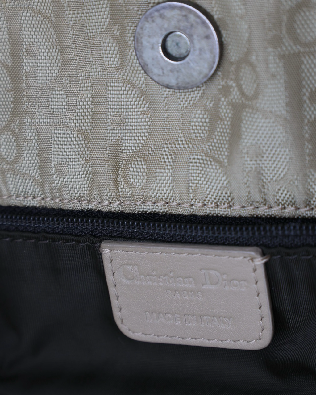 Vintage Dior Hobo Oblique Bag