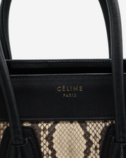 Celine Luggage Python Bag