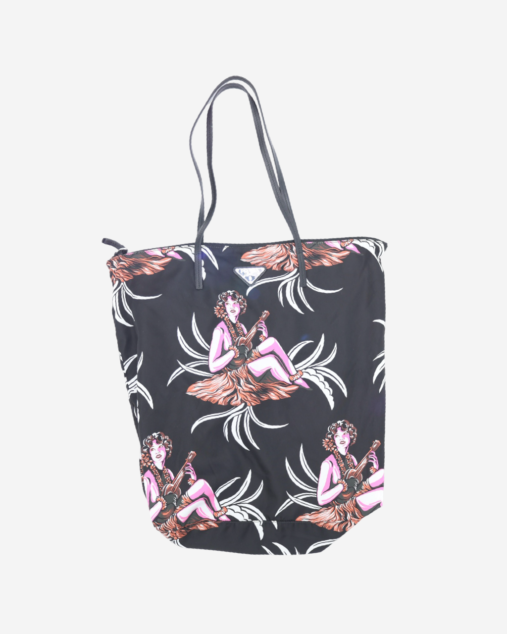 Bolsa Tote Prada Printed Nylon