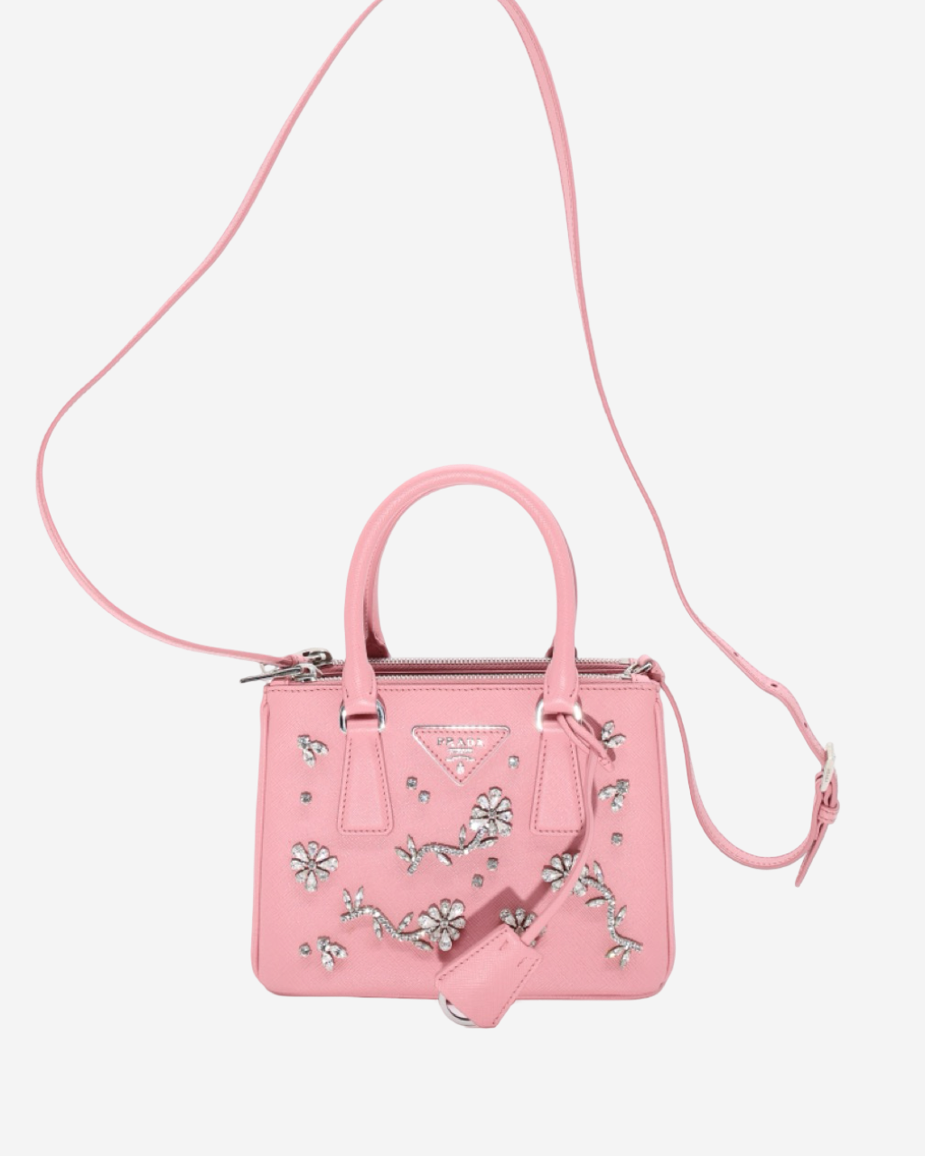 Bolsa Prada Mini Galleria Rhinestones